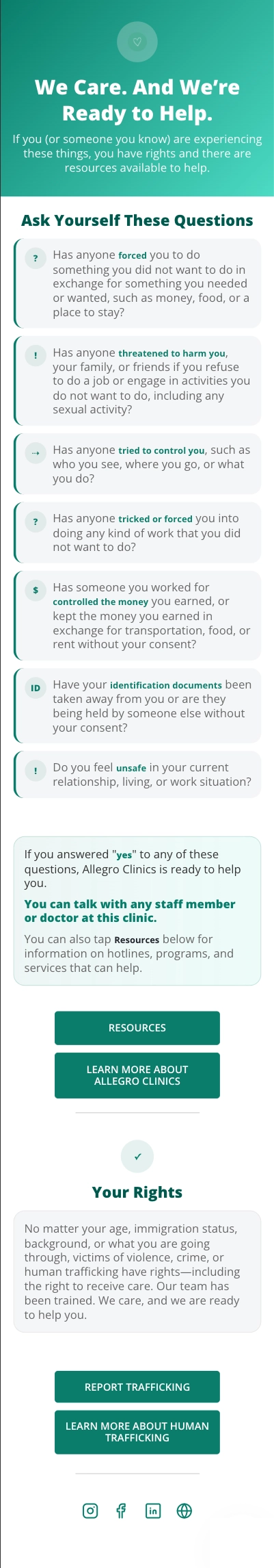 Get Help: private access to support and safety planning